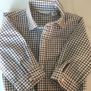 Janie and Jack baby and button down shirt: 6-12 months